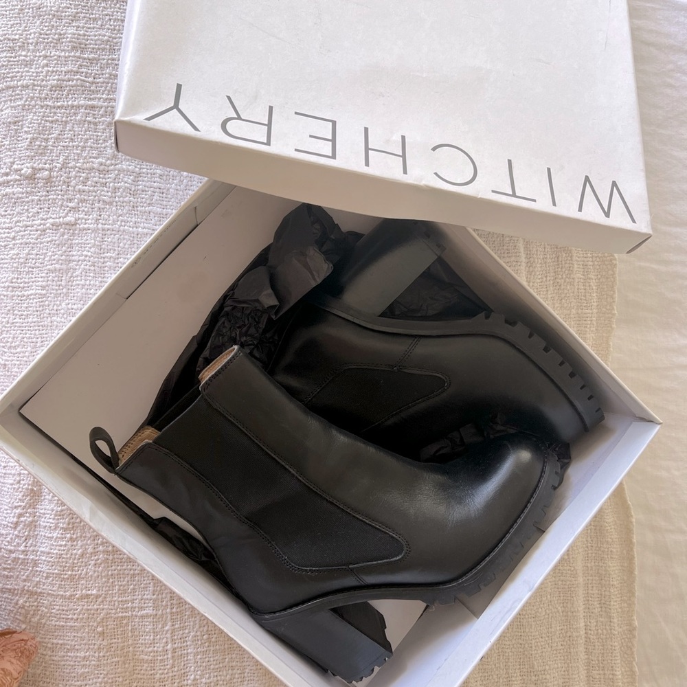 Witchery full leather Wickham boots size 38 - Picture 1 of 4